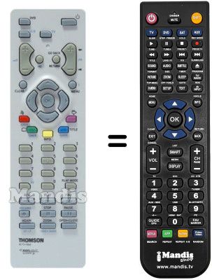 Replacement remote control Thomson DTH500B