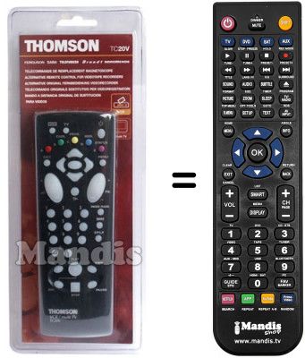 Replacement remote control Thomson 32WX411S Replacement remote control Thomson 32WX411S