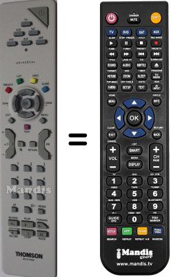Replacement remote control Thomson 32LB130S5-TV