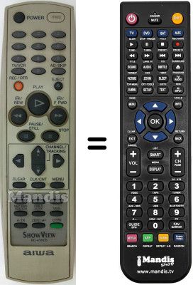 Replacement remote control RC-AVR05