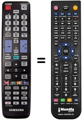 Replacement remote control Samsung UE37D6100 Replacement remote control Samsung UE37D6100