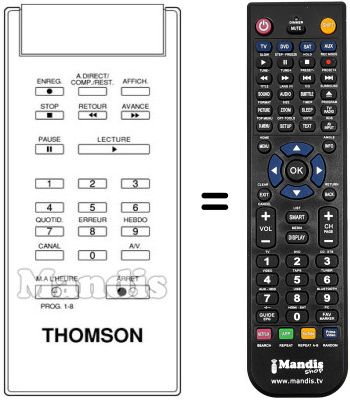 Replacement remote control REMCON1087