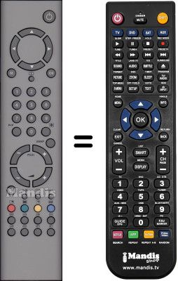 Replacement remote control Seg LCD-TV3000 Replacement remote control Seg LCD-TV3000