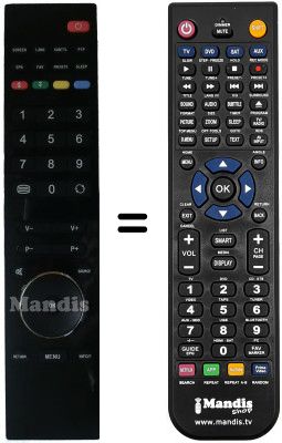 Replacement remote control Schaub Lorenz 32LT31