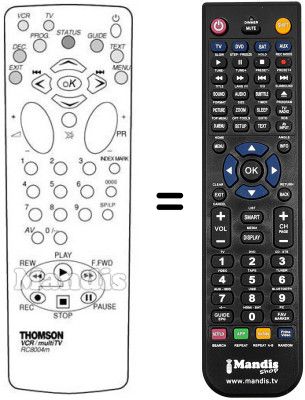 Replacement remote control REMCON1054