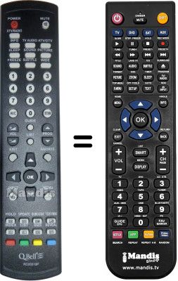 Replacement remote control Q.BELL QBT.42DA