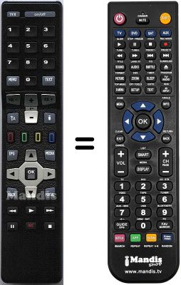 Replacement remote control Kathrein UFS822SI