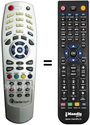 Replacement remote control Clarke Tech C-TECH3100 PLUS