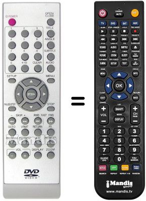 Replacement remote control Seleco SF1000