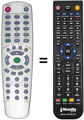Replacement remote control Aeg DVD4515