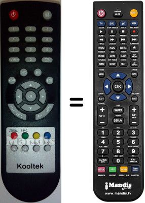 Replacement remote control KOOLTEK S316