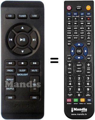 Replacement remote control AZ787