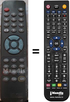 Replacement remote control Quadro DR9100CI