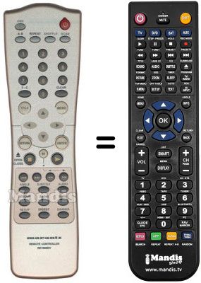 Replacement remote control RC7000DV