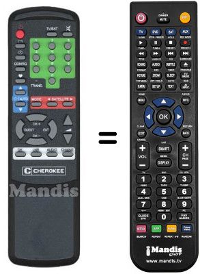 Replacement remote control Cherokee SR7000MKII
