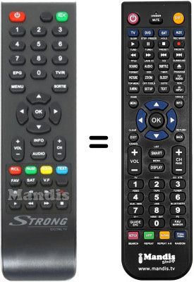 Replacement remote control TEKCOMM TCT1400