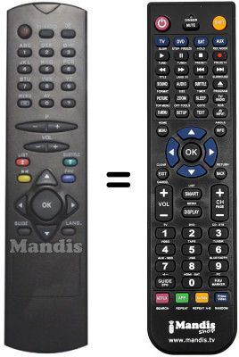 Replacement remote control RC2546 Replacement remote control RC2546