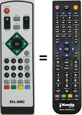 Replacement remote control Elbe TDT-130
