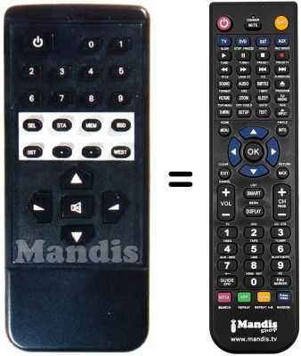 Replacement remote control FTE MAXIMAL ESR1000