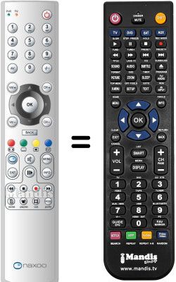 Replacement remote control WHV15711W