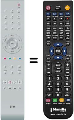 Replacement remote control WHV14741W