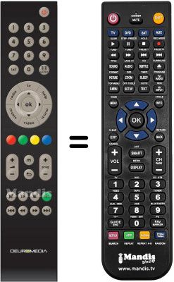 Replacement remote control WHV12328W