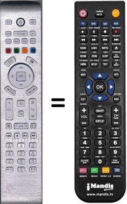 Replacement remote control WHV3356W