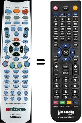 Replacement remote control WHV15948W