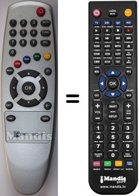 Replacement remote control Belson SEC15545W