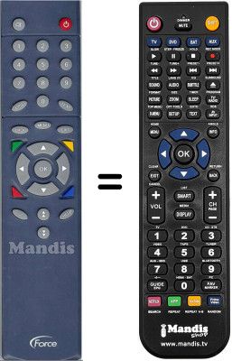 Replacement remote control WHV3303W