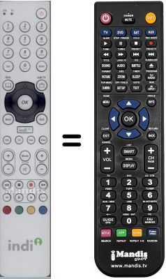 Replacement remote control WHV15069W