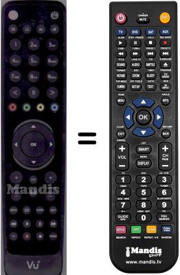 Replacement remote control WHV12275W