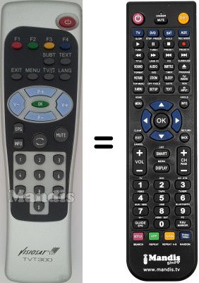 Replacement remote control WHV3371W