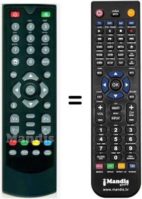 Replacement remote control HVS53405