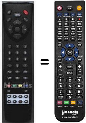 Replacement remote control HVS53256