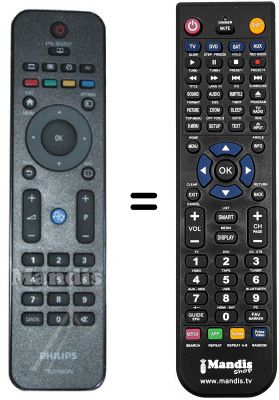 Replacement remote control HVS57475