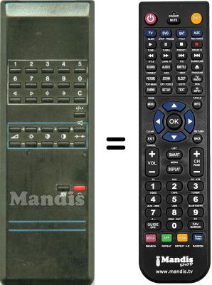 Replacement remote control WHV3057
