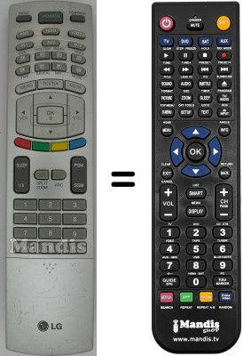 Replacement remote control LG SEC15694