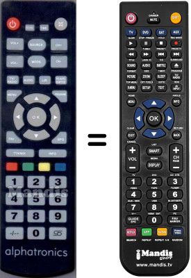 Replacement remote control WHV14418