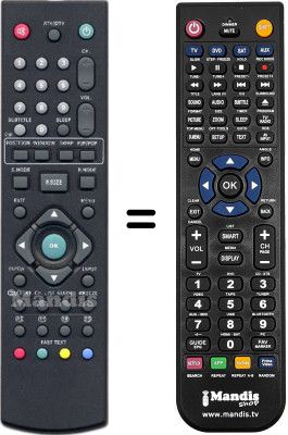 Replacement remote control Belson WHV15794