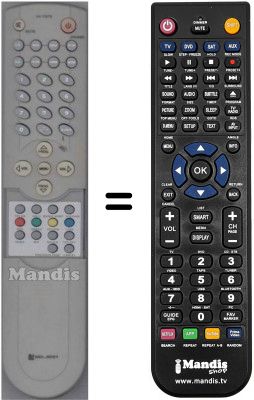 Replacement remote control WHV14722