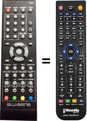 Replacement remote control WHV14323