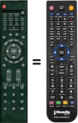 Replacement remote control WHV12322