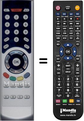 Replacement remote control WHV14342W