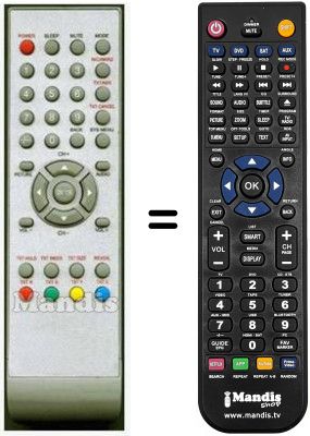 Replacement remote control WHV3936