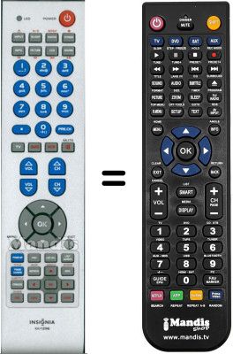 Replacement remote control WHV12320