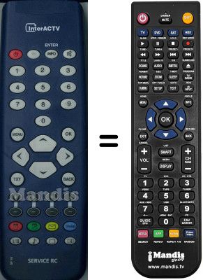 Replacement remote control WHV15465