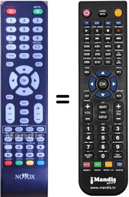 Replacement remote control WHV14908