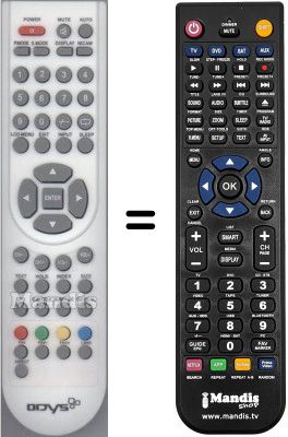 Replacement remote control WHV15801