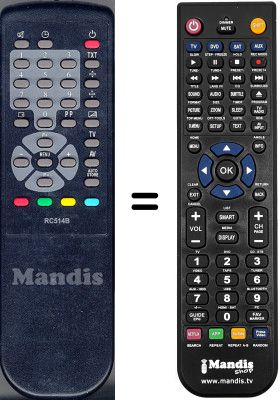 Replacement remote control WHV3531